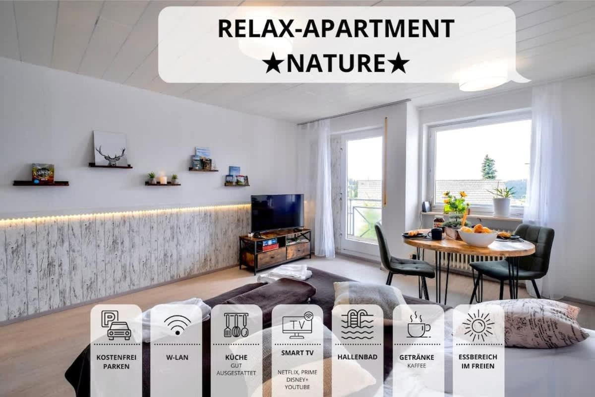 Relaxapartments Black Forest Nature Mit Beheiztem Indoor-Pool Und Sauna - Sonnenbalkon Mit Blick Ins Gruene, Schnelles Internet, Naehe Triberger Wasserfaelle, Fuer Bis Zu 2 Personen Шенвальд Екстер'єр фото